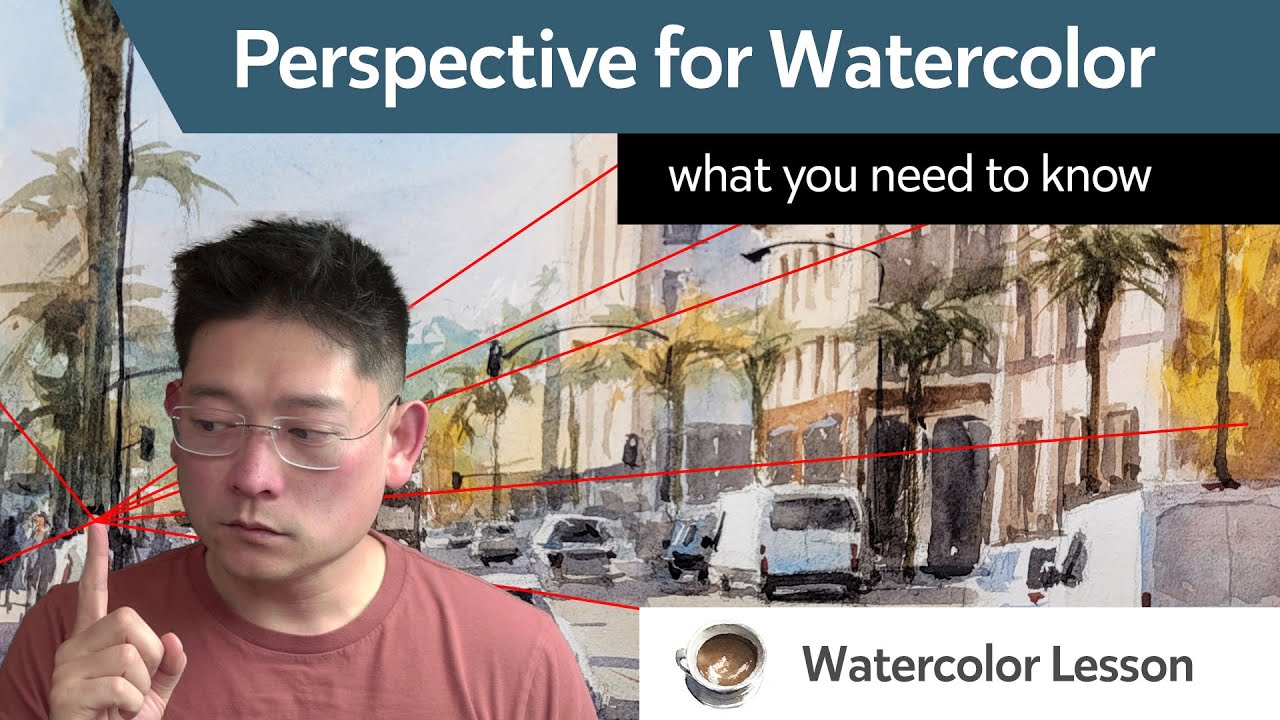 Perspective for watercolor - what you need to know