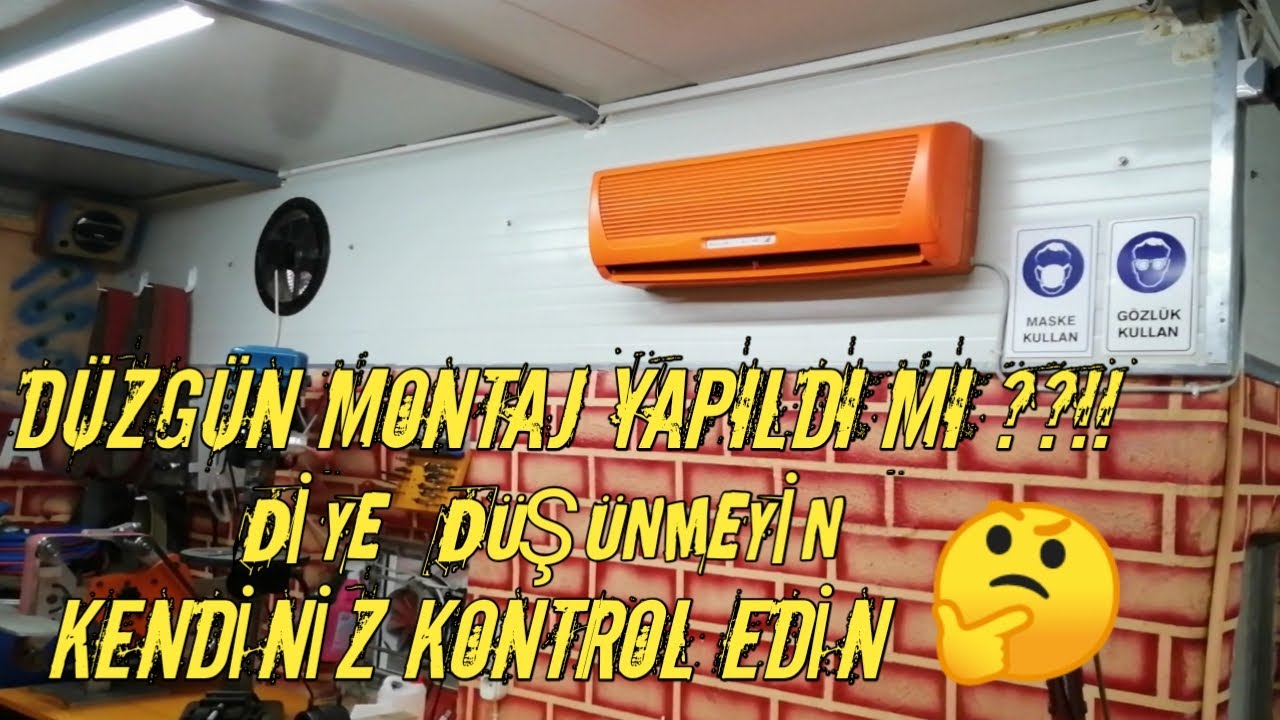 Klima Montaj ı Nasıl Yapılır - Klima Montaj ında Dikkat Edilmesi Gereken Hususlar - air conditioning