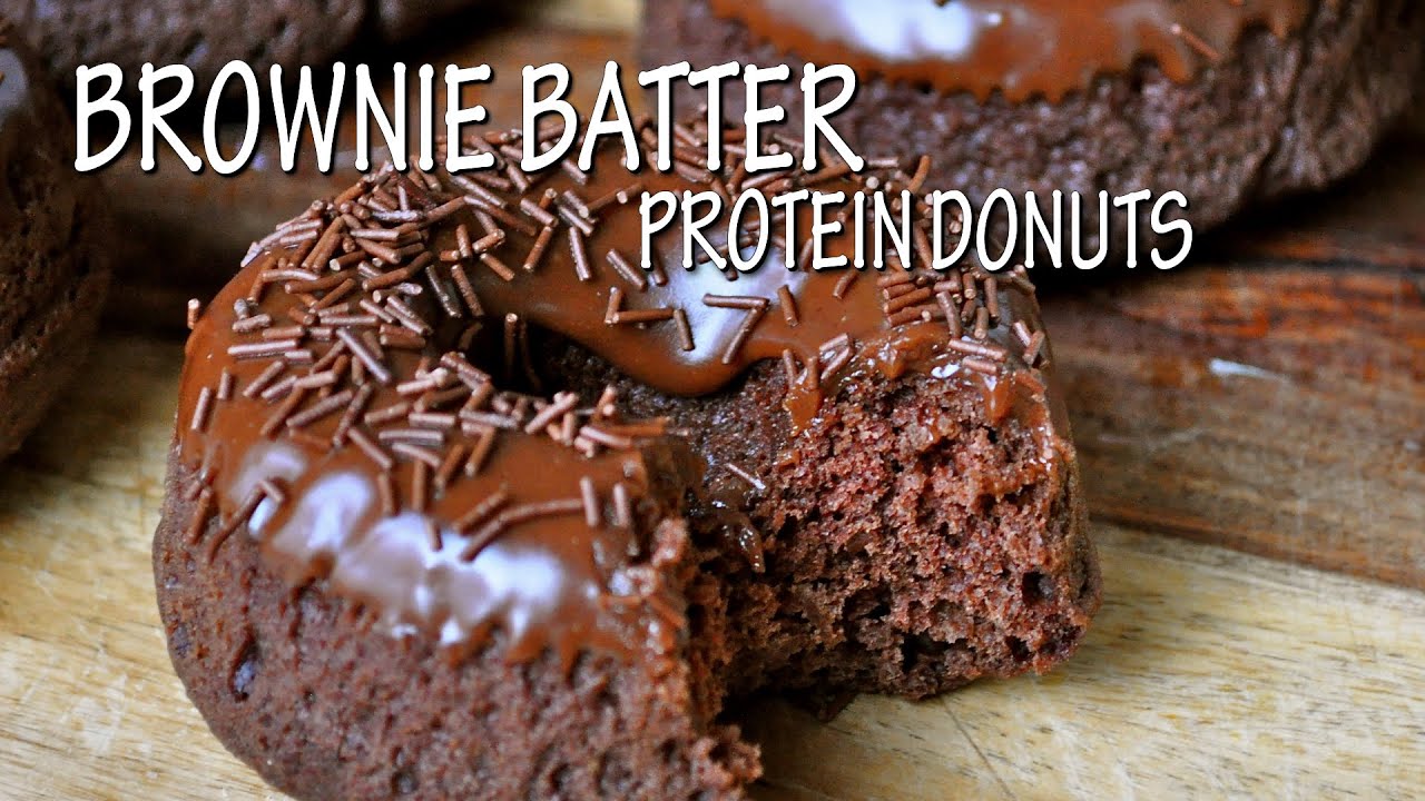 Brownie Batter Protein Donuts