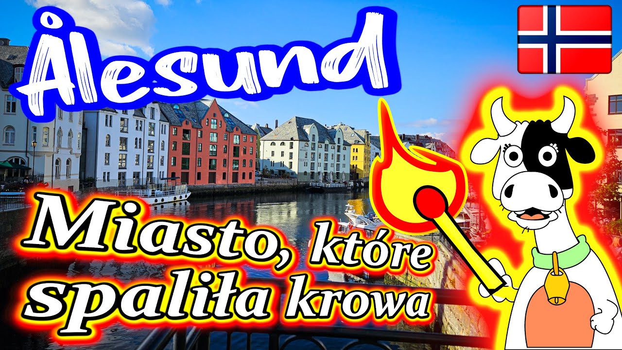 Alesund - Secesyjne Norweskie miasto zupełnie inne niż wszystkie,  jak ogień🔥 odmienił jego oblicze?