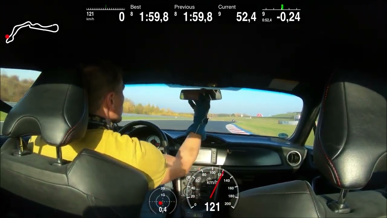 Autodrom Most Toyota GT86  1:58,4