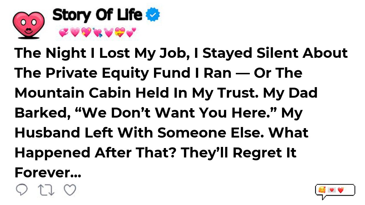 The Night I Lost My Job, I Stayed Silent About The Private Equity Fund I Ran — Or The Mountain C...