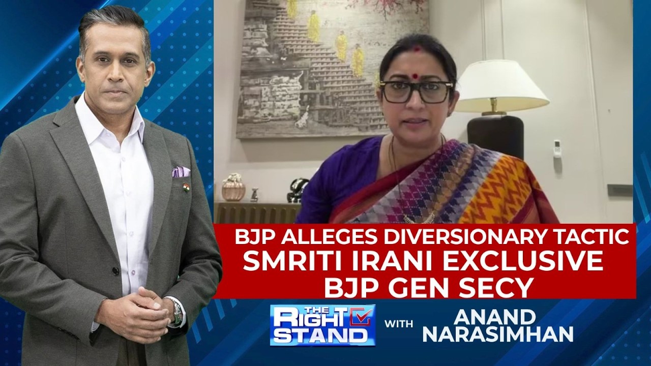 'Why Question a Probe Already Underway?' Smriti Irani on Rahul Gandhi&rsquo;s Pellet Protest | TRS