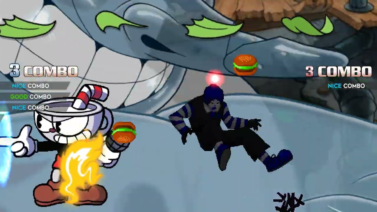 Ikemen GO Request: Super Dark Donald And Cuphead FNF VS Team Chef Saltbaker