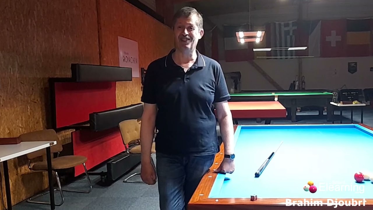 Billard français - Billiard E-Learning - Interview Brahim Djoubri