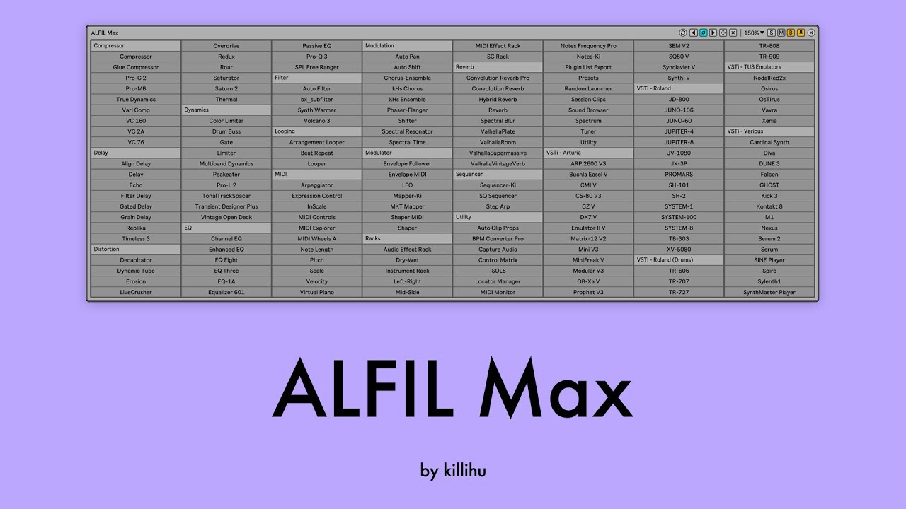 ALFIL Max for Ableton Live