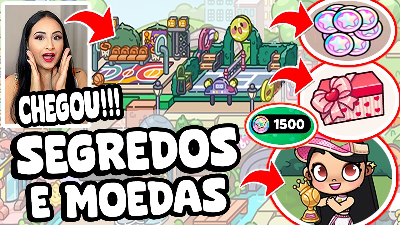 SEGREDOS E MOEDAS NO MAPA DO AVATAR WORLD TÊNIS E BASQUETE | NOVA ATUALIZAÇÃO PAZU AVATAR WORLD