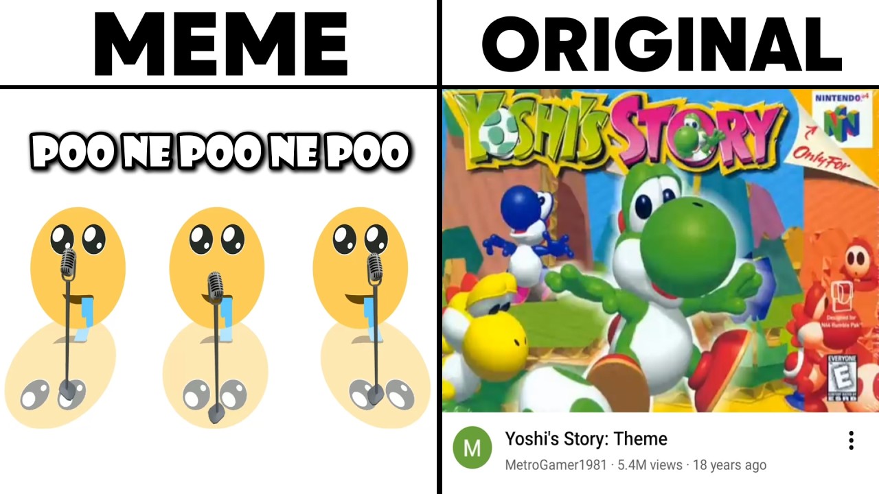 Durr Emoji Meme vs Original Song