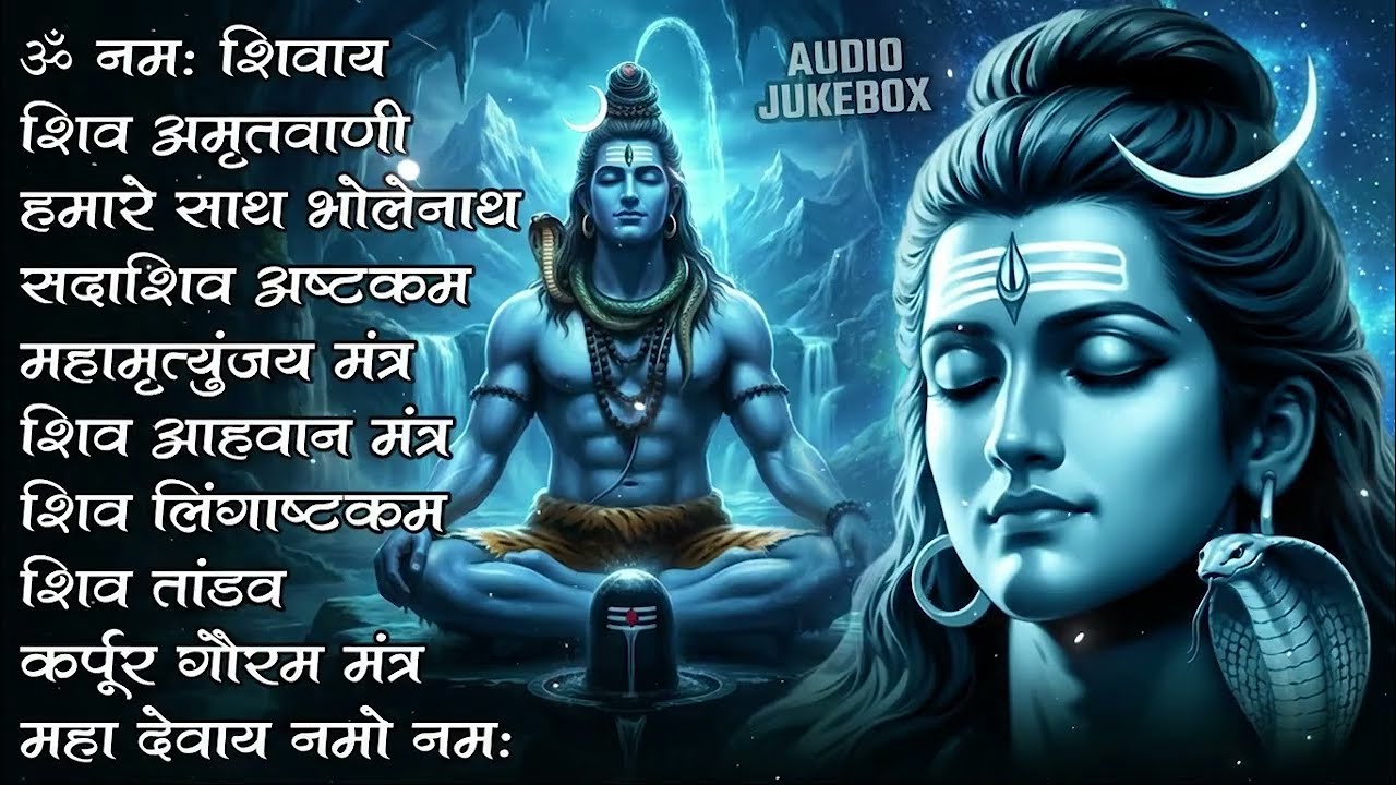 भक्ति भजन - आशुतोष शशाँक शेखर, कर्पूर गौरम करुणावतारं, ॐ नमः शिवाय, शिव अमृतवाणी व शिव आरती