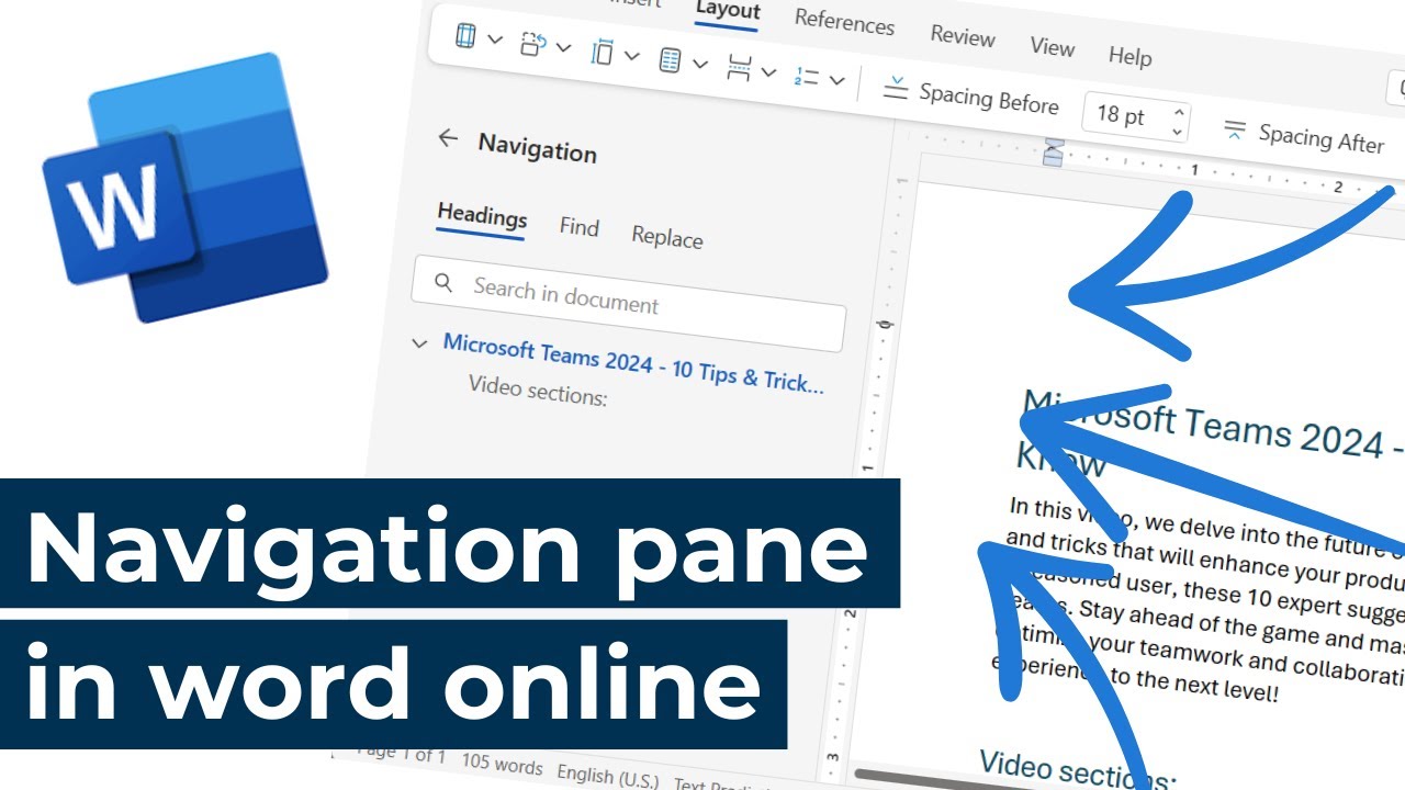 Microsoft Word - Using the navigation pane in Word Online