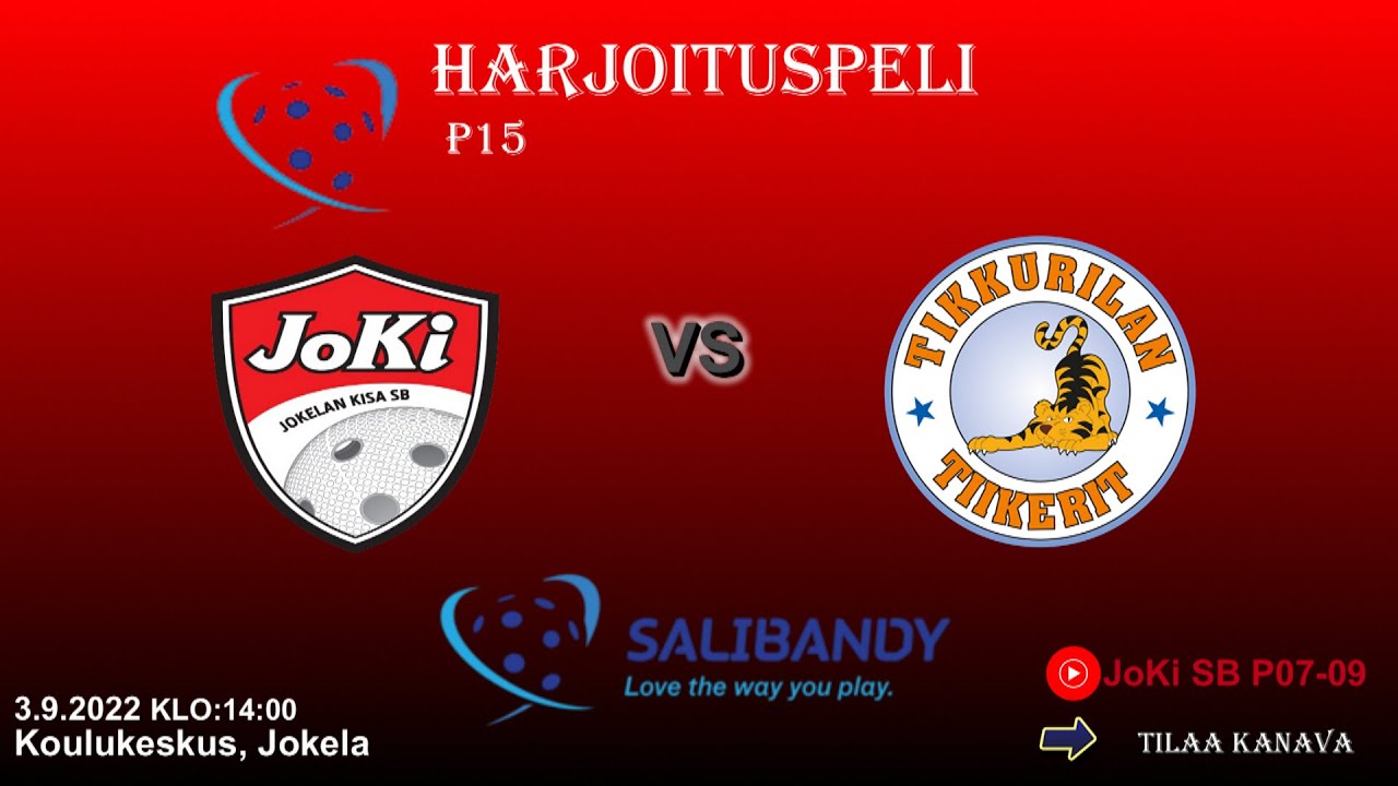 Harjoituspeli P15 JoKi Punainen - Tiikerit Punainen 3.9.2022