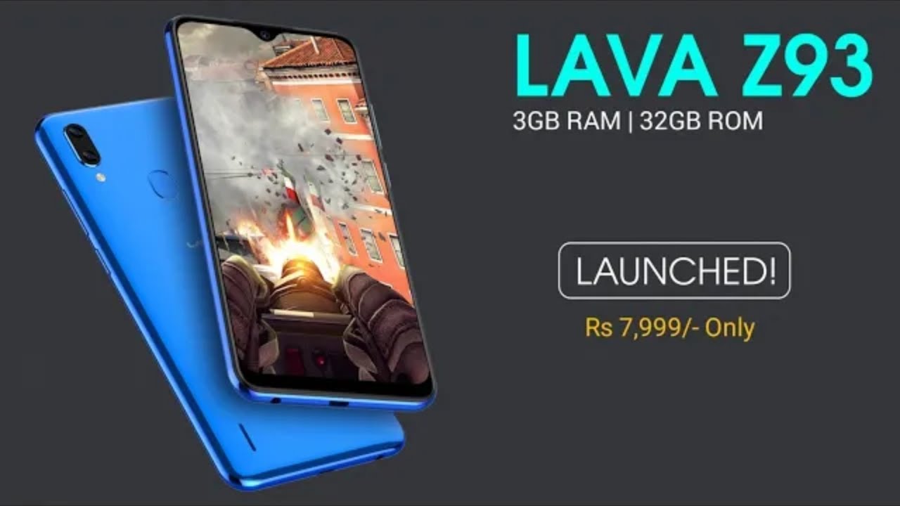 Lava Z93 with Dew-Drop Notch, Dual Cameras Launched: Full Specifications, Price!