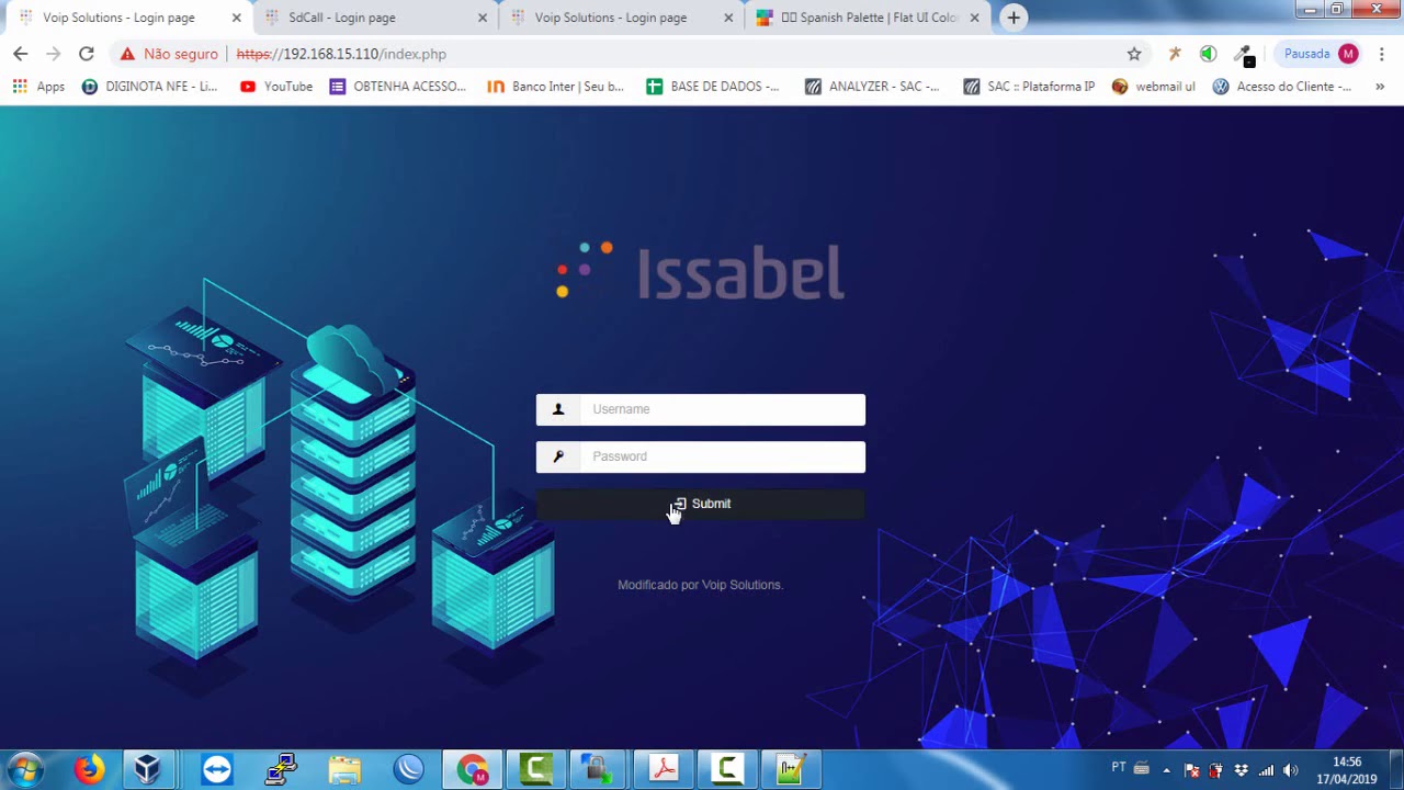 ISSABEL - PERSONALIZAÇÃO DA INTERFACE WEB