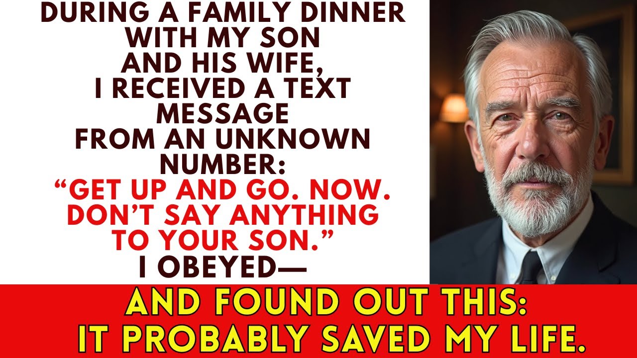 During Dinner With My Son, I Received A Text “Get Up And Go—Don’t Tell Your Son the Truth