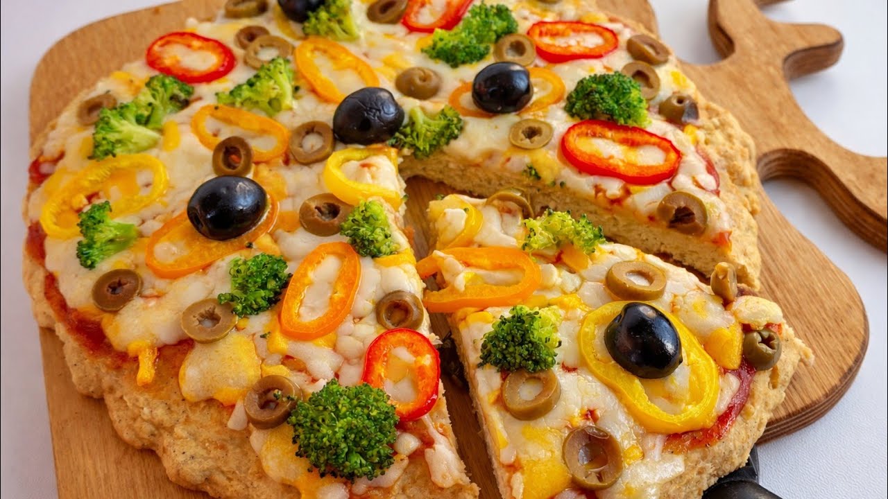 I Replaced Pizza Dough with Chicken...| Low Carb Chicken Crust Pizza