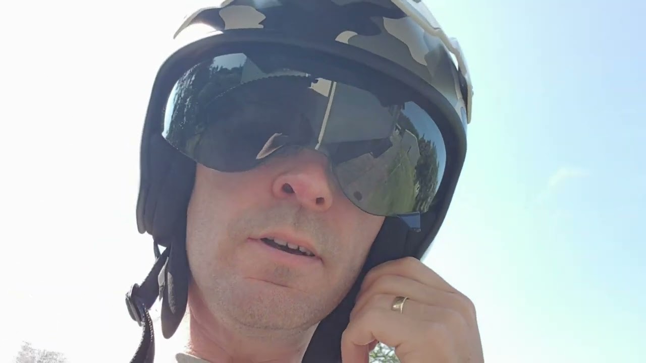 Acerbis jet 1 trials helmet!