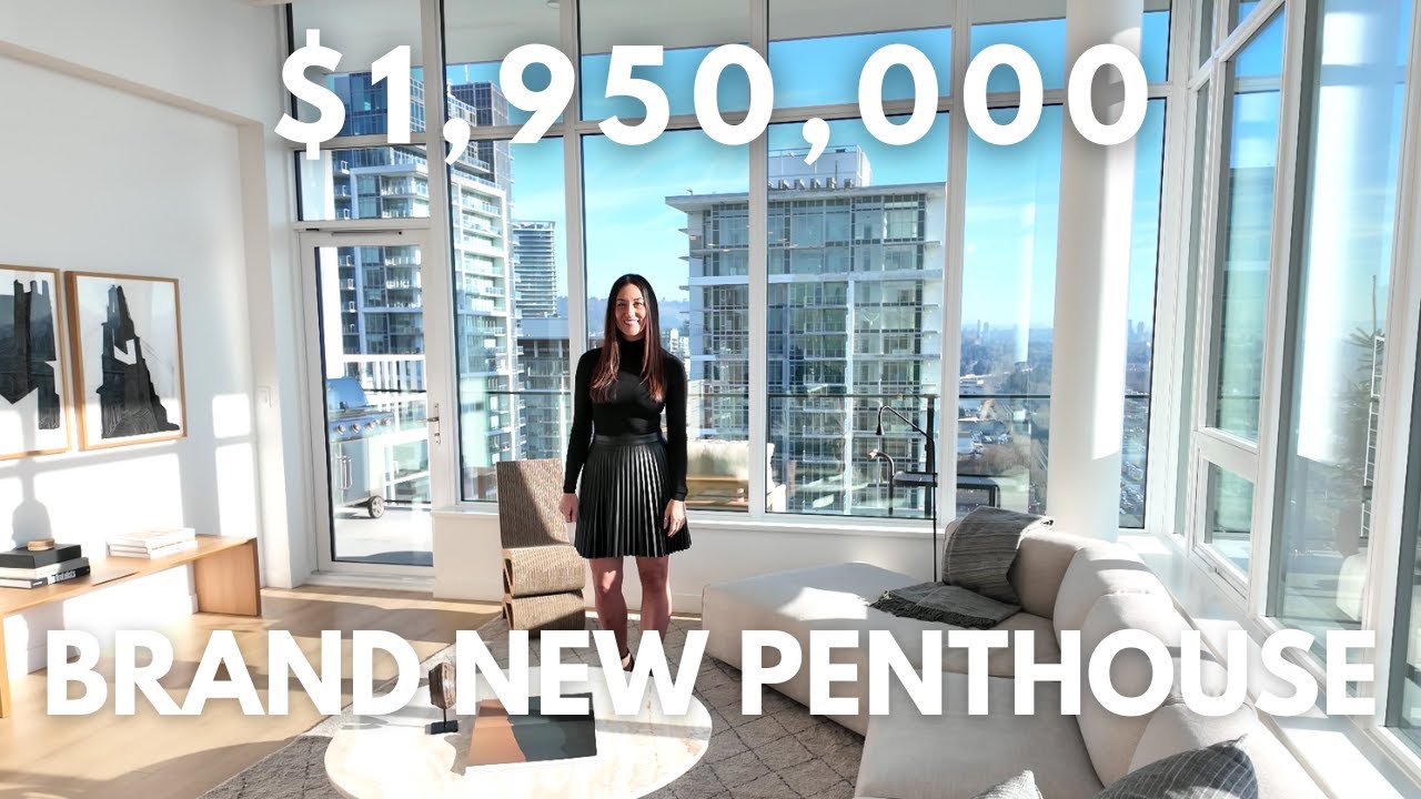 $1,950,000 Brand New 3 Bedroom Penthouse at Brentwood Burnaby