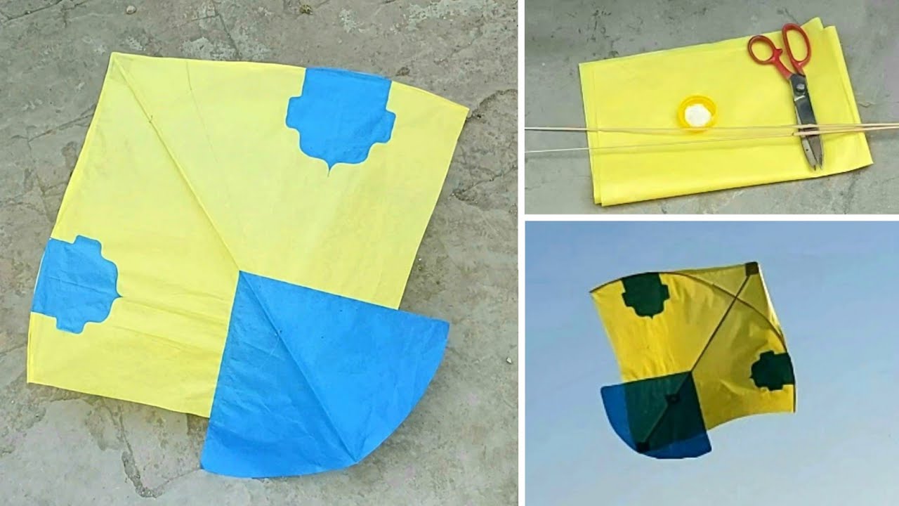 Making beautiful designing kite 😱 || with bamboo sticks || Step by Step || New Kite Making Video !