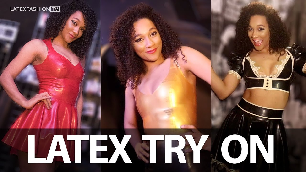 Latex Try On at Birmingham Bizarre Bazaar | LatexFashionTV