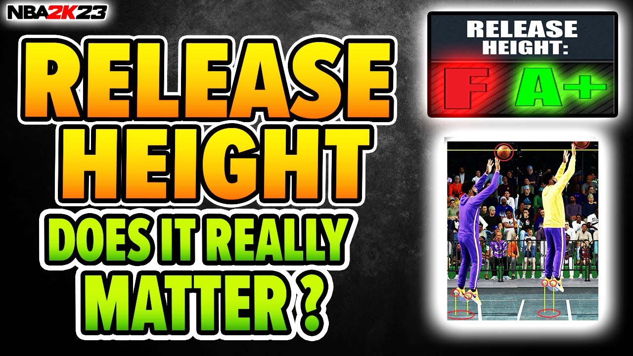 RELEASE HEIGHT useless?  | NBA 2K23 Best jump shot tips