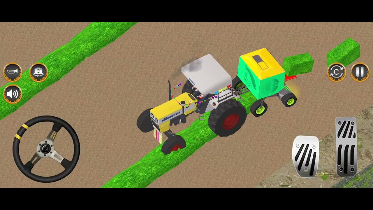 Full farming game | Tractor driving game | new game 2025 #games #gameplay 