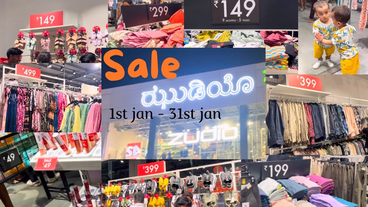 Zudio sale from Jan 1st - 31st 2025💃 Detailed video🤩ಬೇಗ ಹೋಗಿ Shop ಮಾಡಿ #tejusdiary #zudio #westside