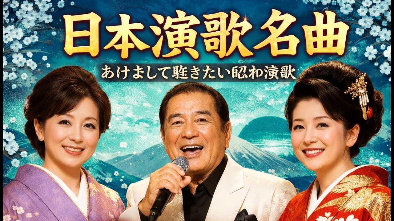 あけまして聴きたい昭和演歌🌸心に響く懐かしの歌謡集｜昭和演歌メドレー｜Enka 物語