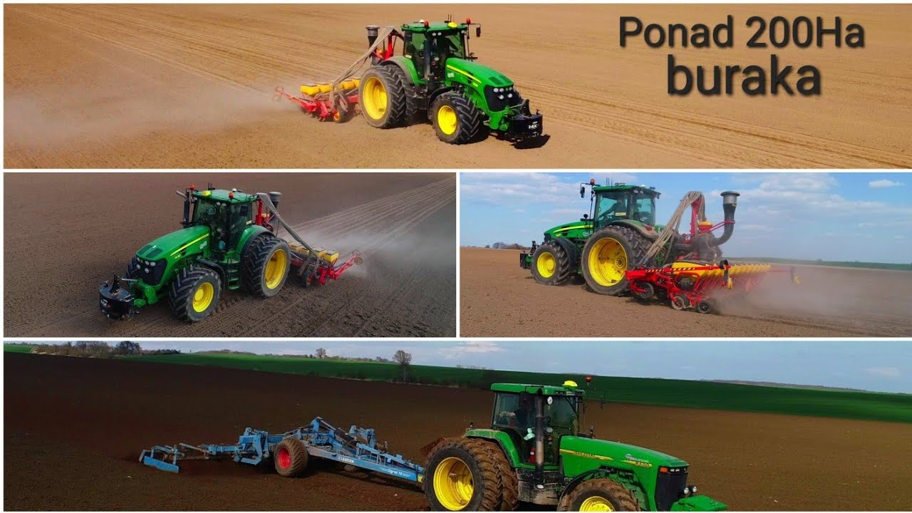 Wielki siew buraka 2023 | #johndeere #lemken #väderstad