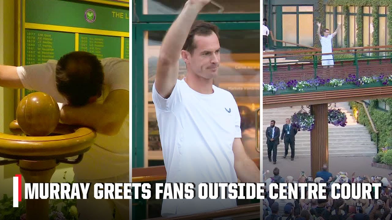 Andy Murray delivers emotional curtain call as he bids farewell to fans | Wimbledon on ESPN