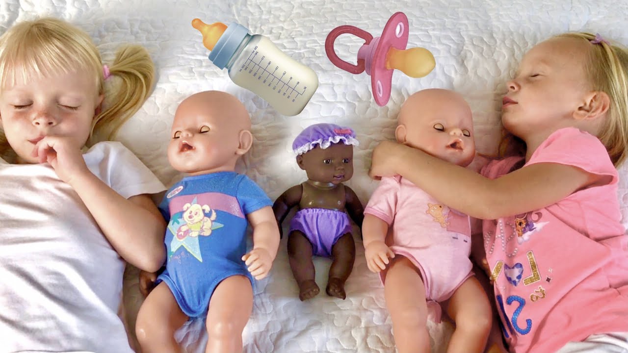 Milena & Stesha and story for kids about toys