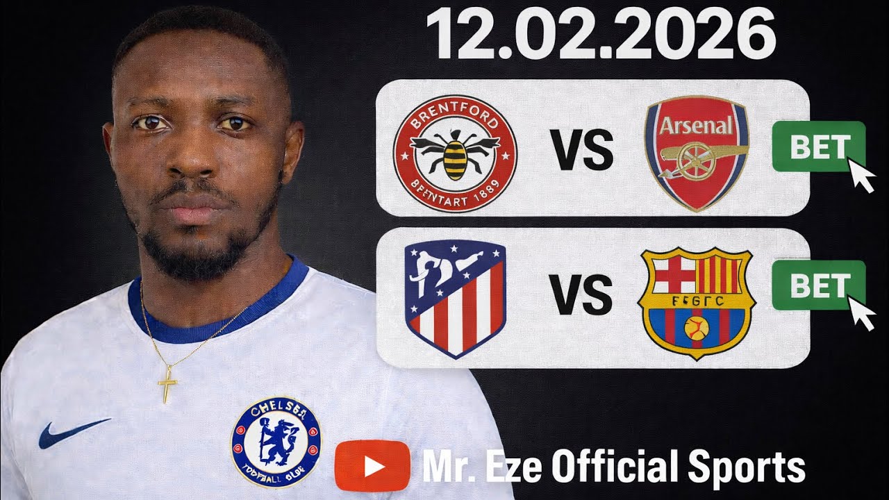 FOOTBALL BETTING PREDICTIONS AND ANALYSIS 12/02/2026 |SOCCER PREDICTIONS| |DAILY ODDS| #bettingtips 