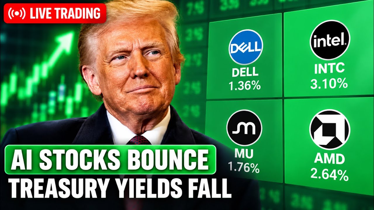 $DELL All-Time High, $NBIS AI Data Stock Rally 📈 Live Trading Stock Market Today $NVDA $AMD $MU