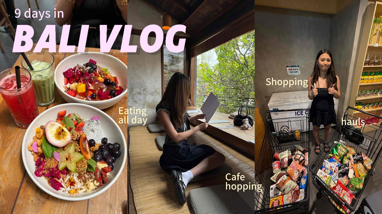 Trying VIRAL BALI food spots 🇮🇩 Cafe hopping, Ring making, Convenience stores & Hauls