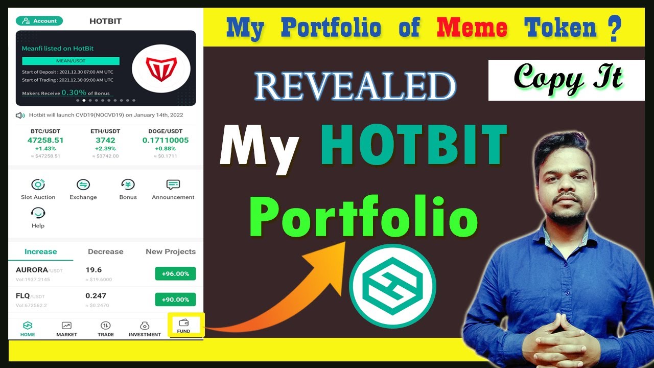 What is in my 60$ Portfolio on Hotbit ? |  My Portfolio Revealed - Meme Token to Buy  in 2022
