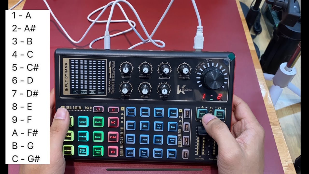 Chế độ Auto Tune trên Soundcard K300