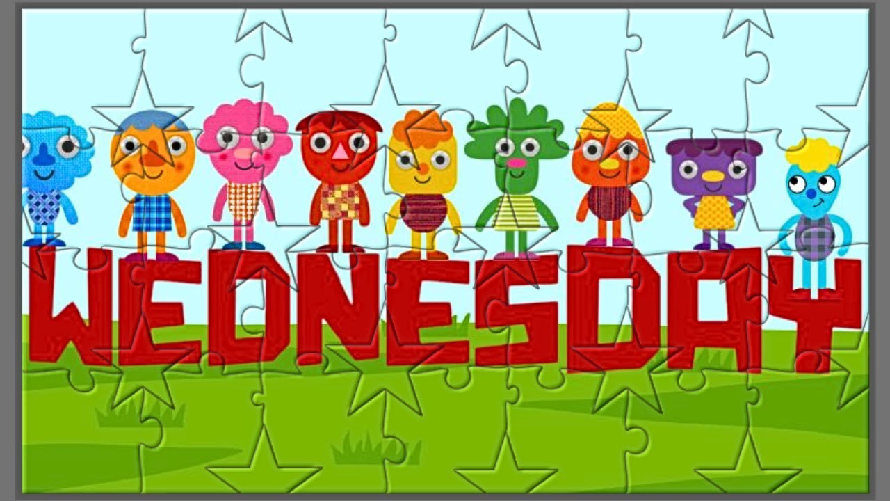 It's Wednesday (Days Of The Week) | Puzzle | Nursery Rhymes | Noodle & Pals