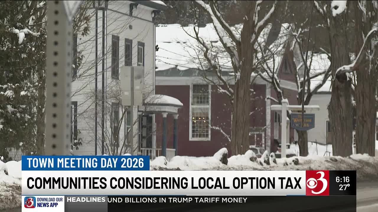 Vermont communities to consider local option taxes on Town Meeting Day