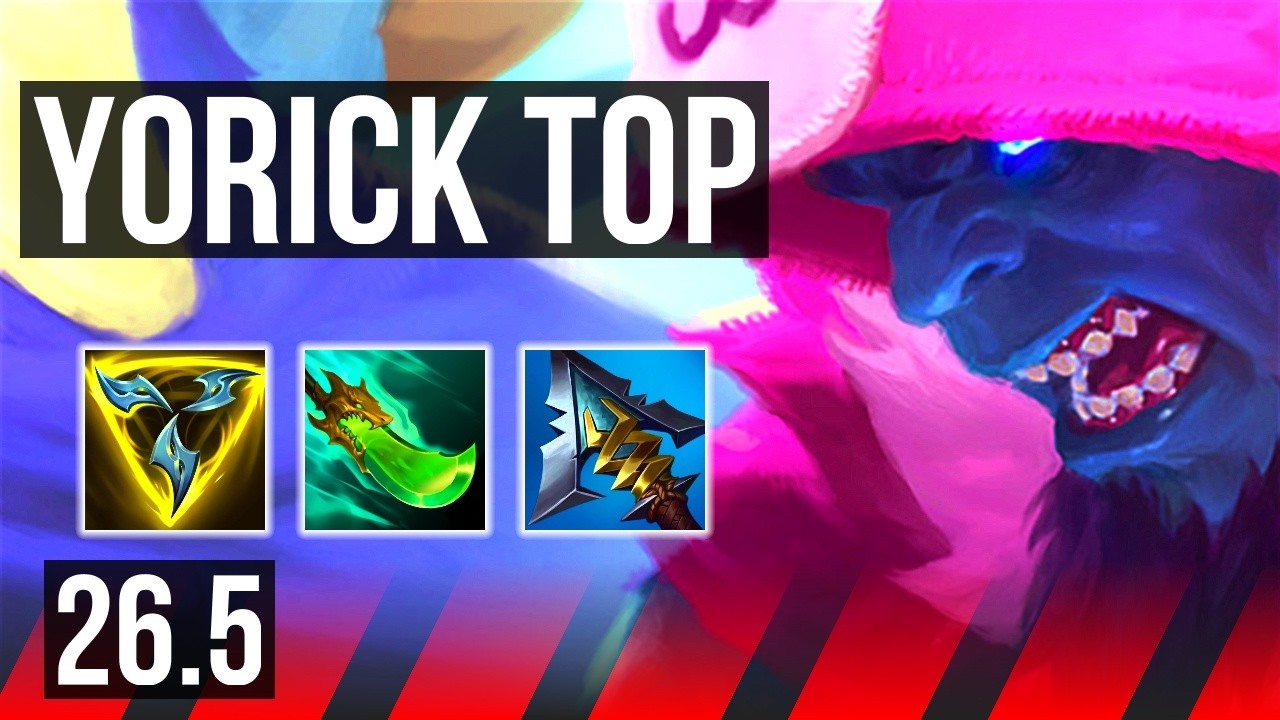 YORICK vs MALPHITE (TOP) | 47K damage | KR Master | 26.5