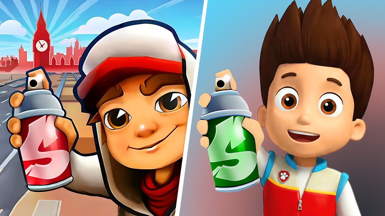 Subway Surfers VS Ryder Paw Patrol Run, Subway Surfers Cartoon Game, Gameplay Adventure Subway Clash