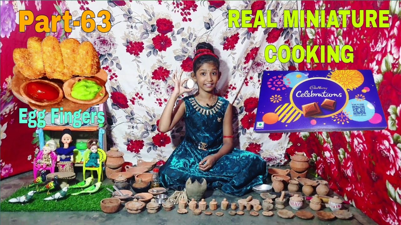Miniatura Egg Fingers/Miniature Egg Fingers Recipe/Crunchy Egg Fingers/Tea Time Snacks Recipe