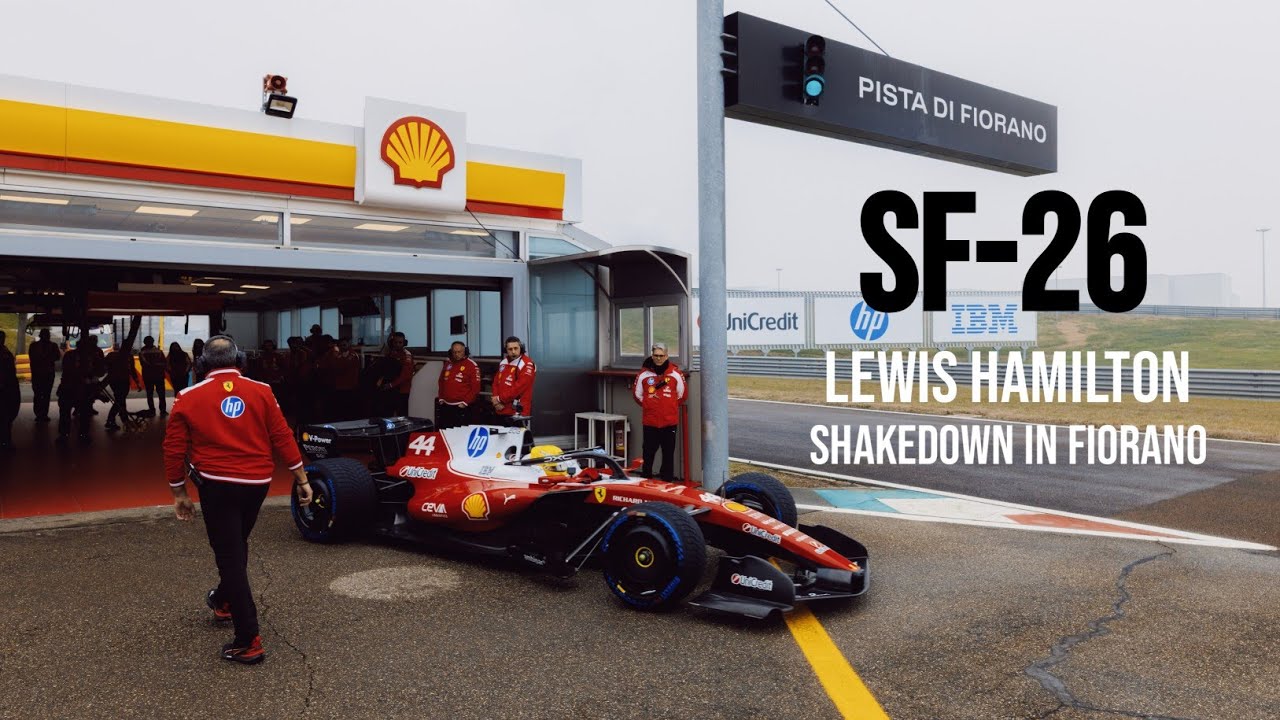 Lewis Hamilton | SF-26 Shakedown in Fiorano