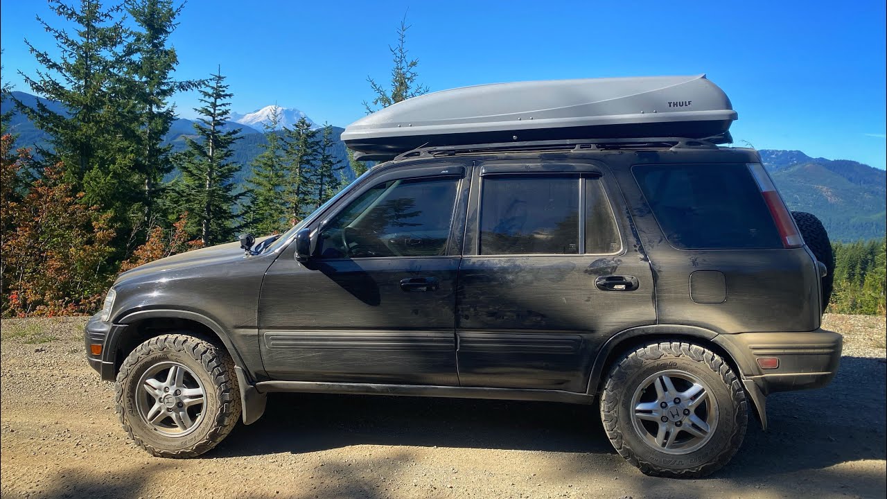 Exploring Kechelus Ridge Snoqualmie Pass Area. Back Country Car Camping in my Rd1 CR-V