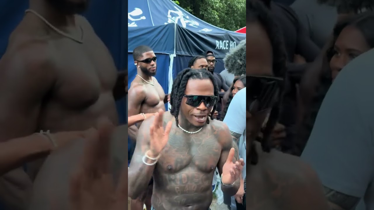Gunna starts 5k run in new York  #shorts