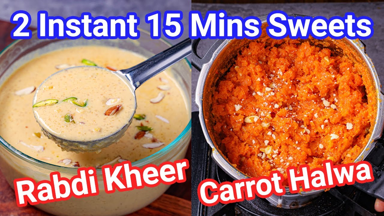 2 Instant 15 Mins Sweet Recipe for any Occasion | Quick & Easy Dessert Recipes in Cooker