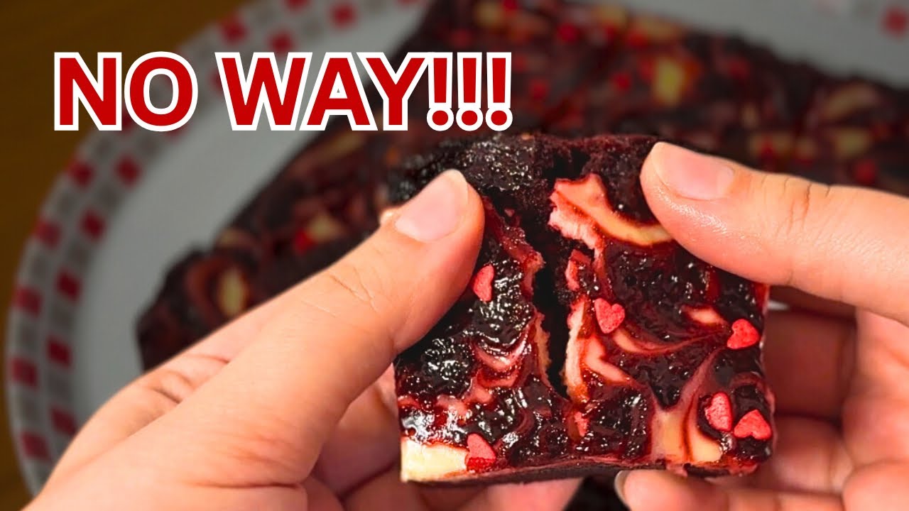Red Velvet Cheesecake Brownies That Should Be Illegal