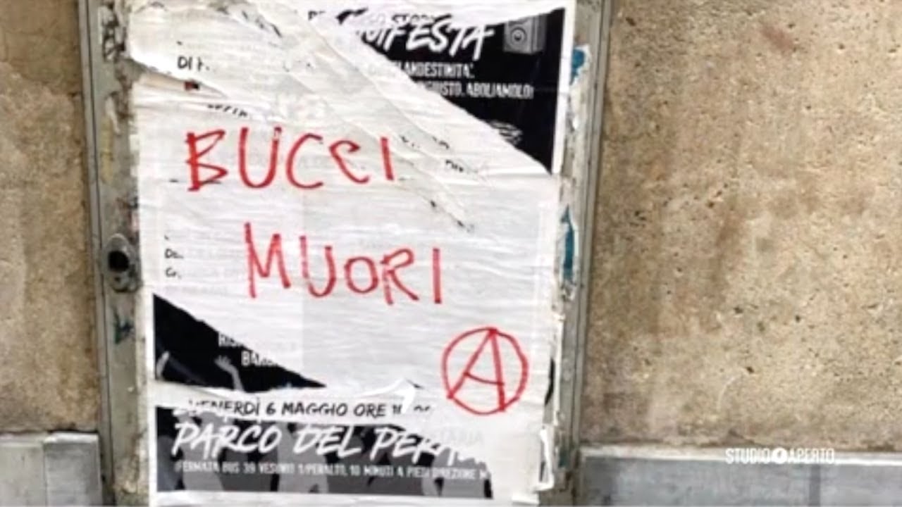 Sicurezza: minacce degli anarchici al sindaco di Genova, Marco Bucci, in via Cairoli
