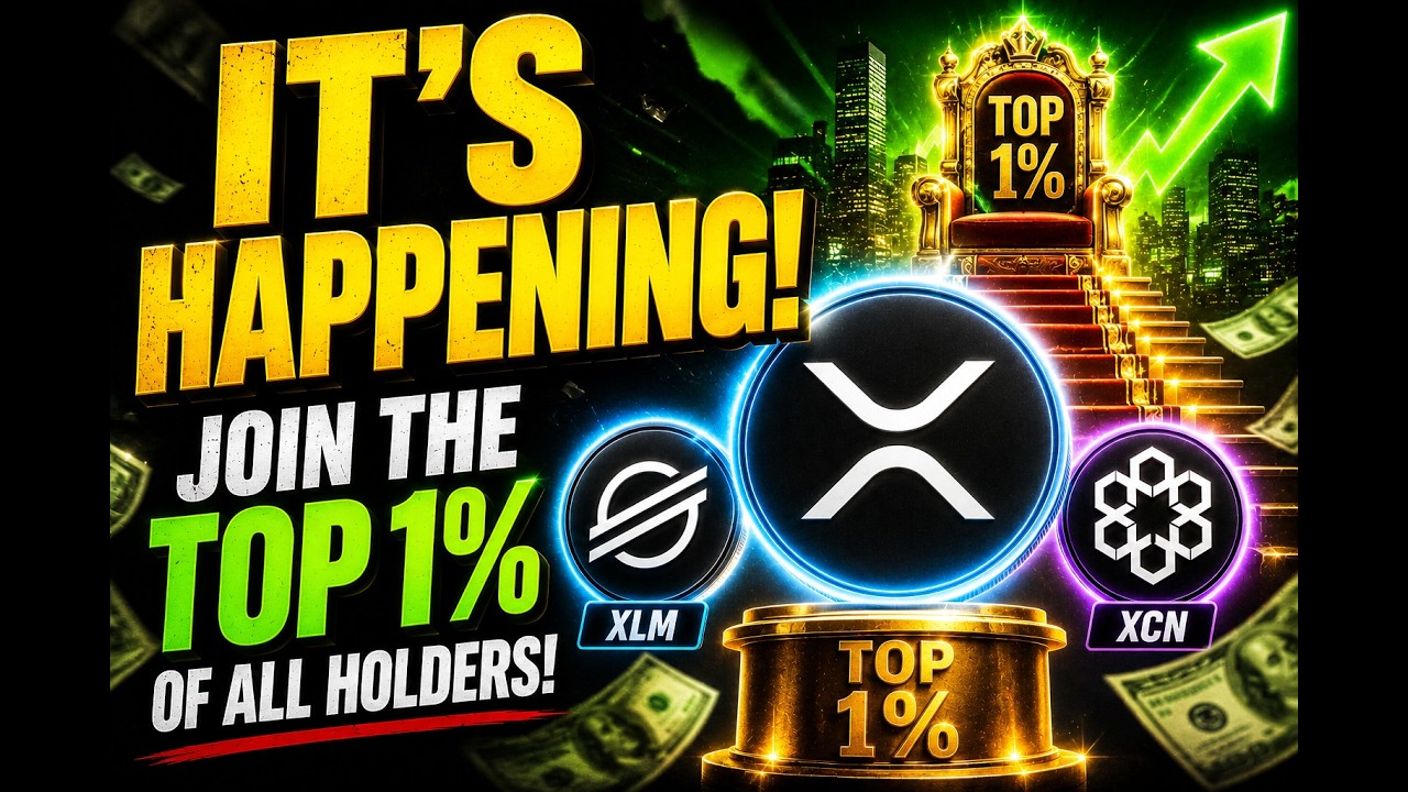 ITS HAPPENING! This Much XRP Will Put You In The TOP 1% of ALL Holders! #xrpnewstoday #xlm #xcn