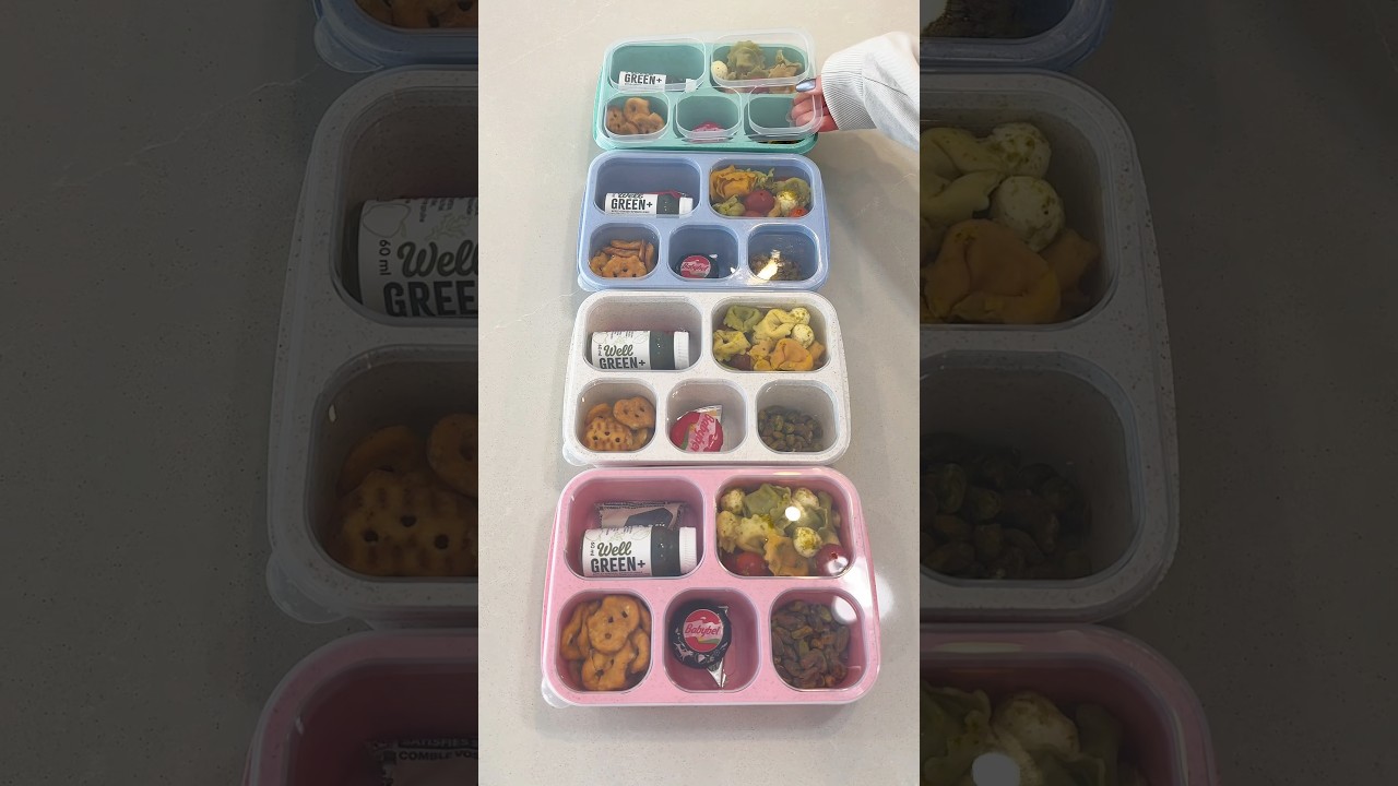 Lunch Box Restock 🌱 #asmr #restock #satisfying #lunch #lunchbox #fyp #shorts #viralvideo #healthy