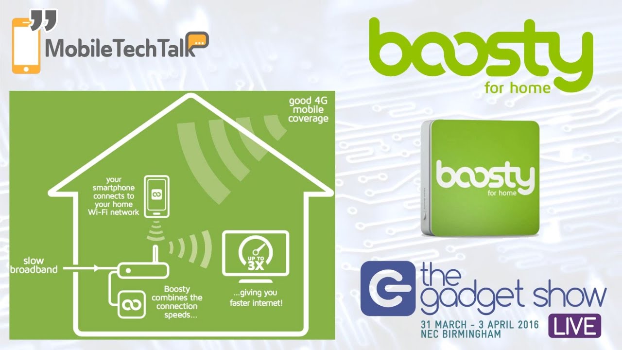 Boosty - MobileTechTalk @ Gadget Show Live 2016