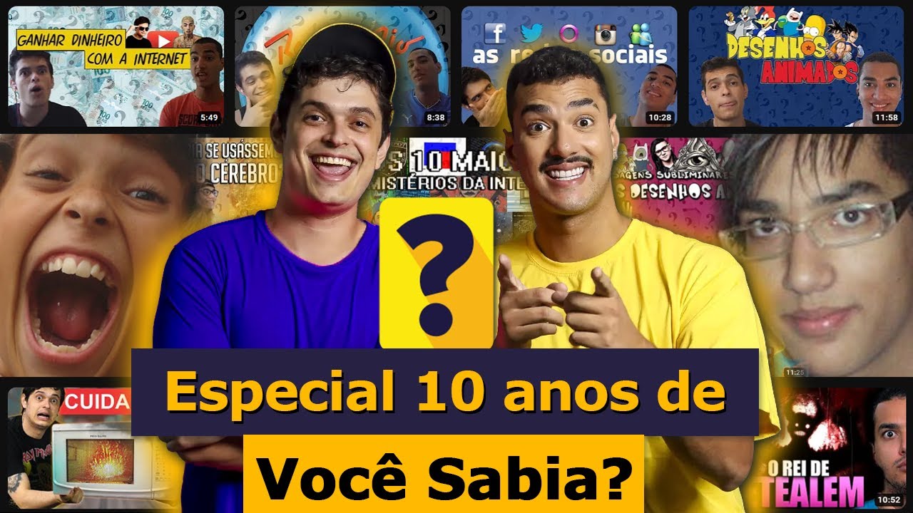 A HISTÓRIA do VOCE SABIA? - MAIS de 10 ANOS em 40 MINUTOS!